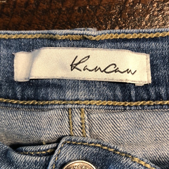 KanCan Distressed Denim Shorts - Picture 6 of 11